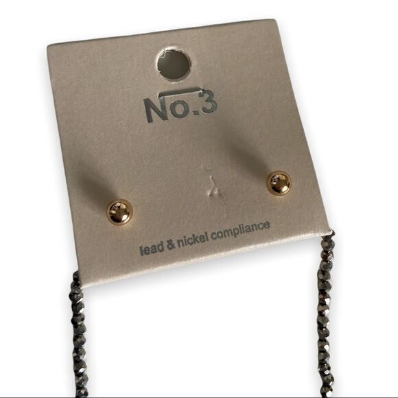 No.3 Earring and Necklace Set - Picture 3 of 3